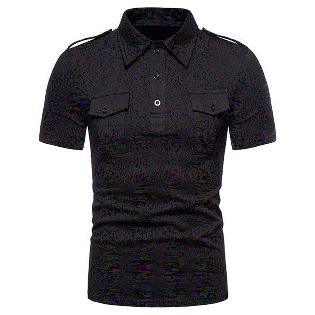 2021 High quality Mens Slim Fit Cotton Polo Shirt Summer Short Sleeve T Shirt Men Work Business Casual Tshirts