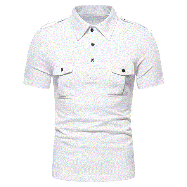 2021 High quality Mens Slim Fit Cotton Polo Shirt Summer Short Sleeve T Shirt Men Work Business Casual Tshirts