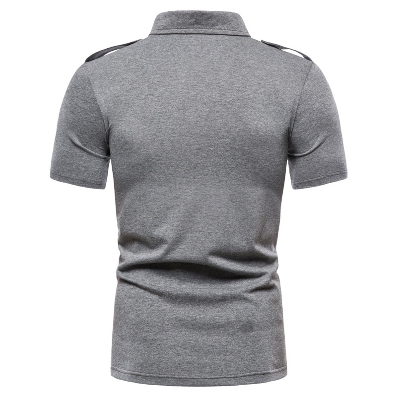 2021 High quality Mens Slim Fit Cotton Polo Shirt Summer Short Sleeve T Shirt Men Work Business Casual Tshirts