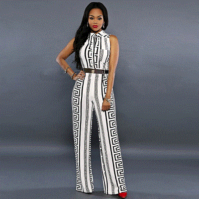 2021 High quality African women jumpsuit printed straight trousers africa lady clothes girl clothing folk print suits