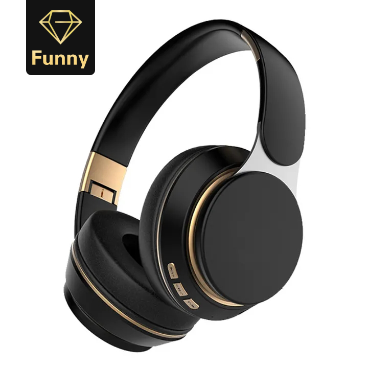 2021 High quality Wireless Headphones Bluetooth Headset Foldable Stereo Adjustable Auriculares With Mic for phone