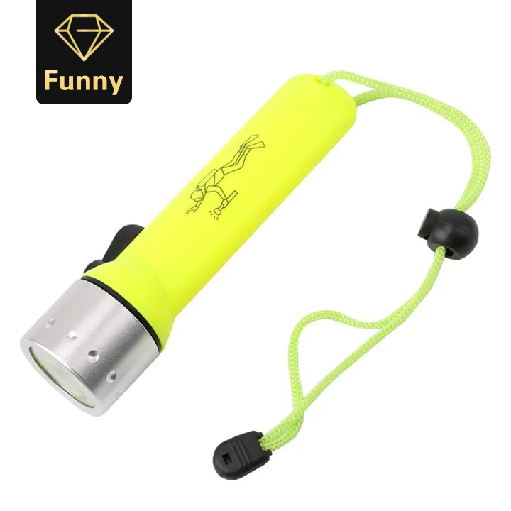 2021 High quality LED Waterproof scuba Diver Diving Flashlight underwater Flash Light Torch