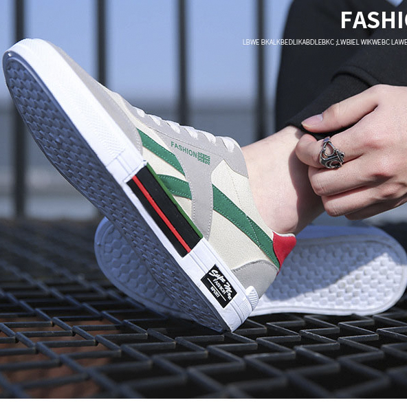 ZZQLM New Summer Fashion Men's Shoes Breathable Canvas Shoes for Man Casual Sports Breathable Mens Sneakers