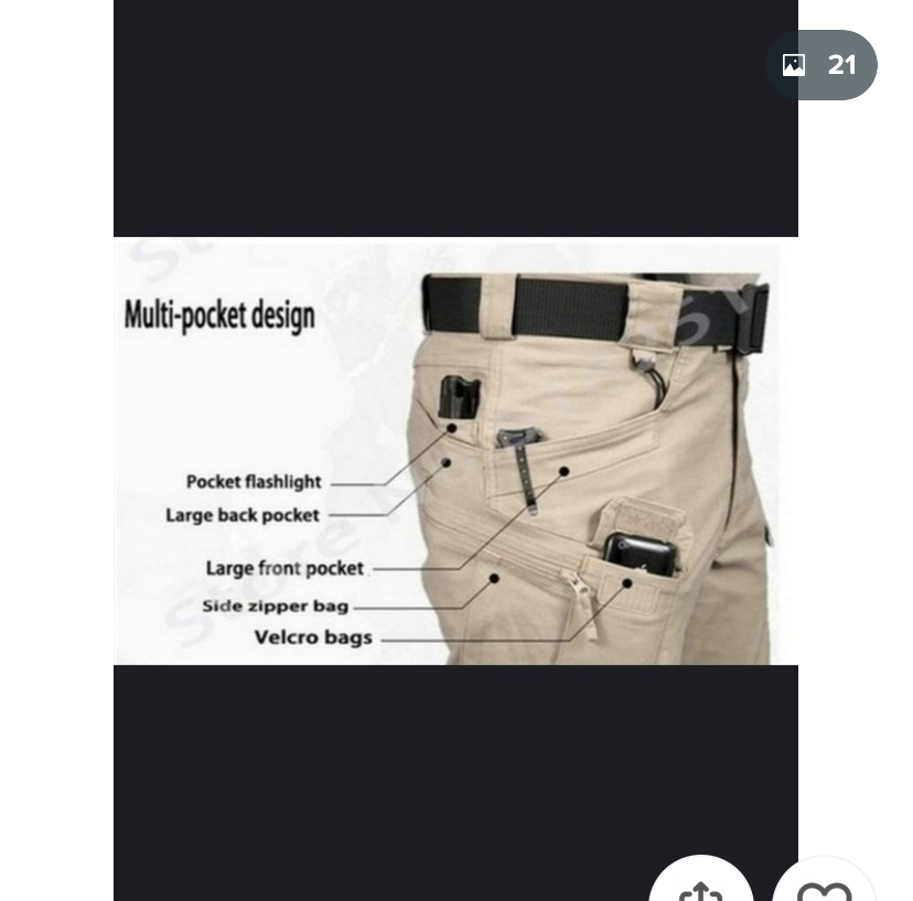 Tactical Pants Men Military Army Combat  Training Army Trousers 97% cotton 3% Spandex Pants for Men