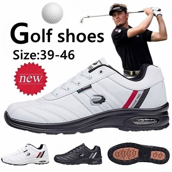 2020 HOT SALE New Men&apos;s Golf Shoes Lightweight Men Shoes Golf Waterproof Anti-slip Shoes Golf Shoes