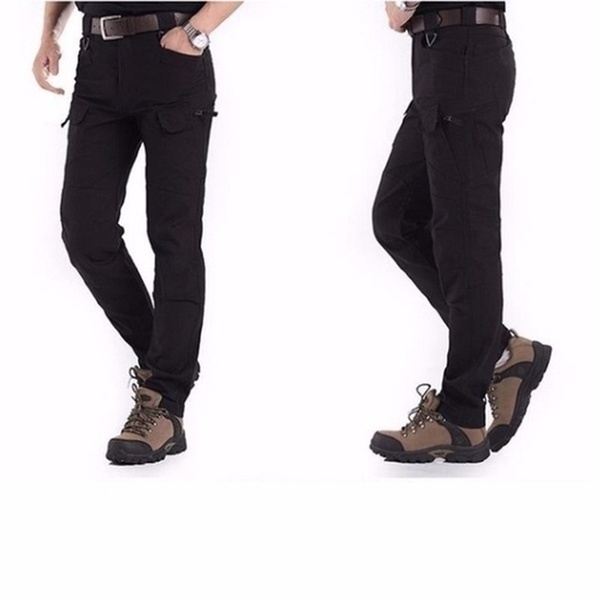 Tactical Military Sweatpants Men&apos;s Outdoor Sports Trekking Pants Trousers Fighting Multi-pocket