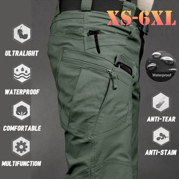 Tactical Military Sweatpants Men&apos;s Outdoor Sports Trekking Pants Trousers Fighting Multi-pocket