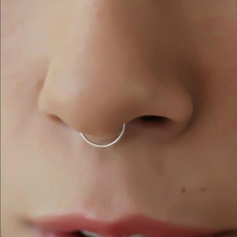 Surgical Nose Faux Nose Ring Nose Piercing Stainless Steel Nose Ring Clip on Nose Ring Nose Stud