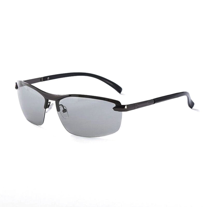 Polarized Photochromic Sunglasses Men's UV400 Drive Transition Lens Day and Night Driving Driving