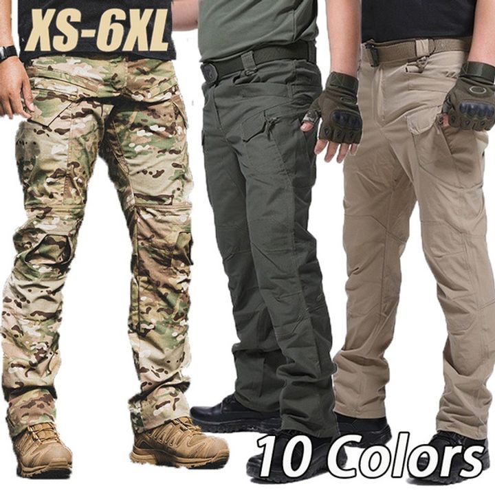 Waterproof 6XL Military Tactical Pants With Multiple Pockets For