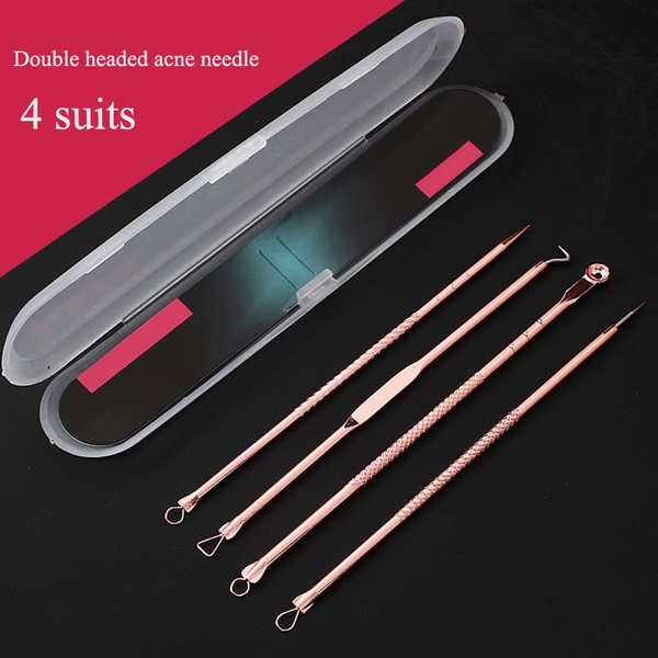 Acne Blackhead Removal Needles Stainless Pimple Spot  Extractor Cleanser Beauty Face Clean