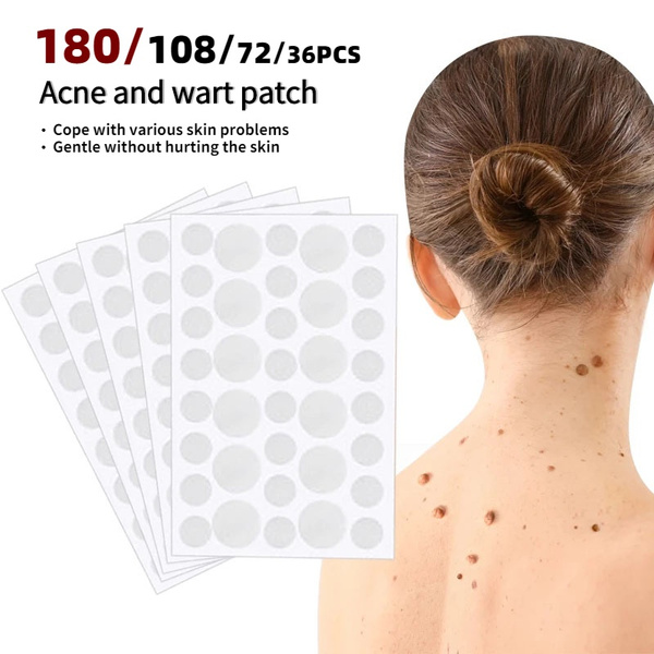 180pcs Skin Tag Remover Warts Remover Patch Wart Treatment Cream Herbal Extract Foot Corn Plaster Acne Warts Sticker