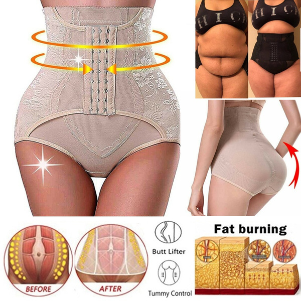 Plus Size XS~3XL Women Ultra Strong Shaping Pants Tummy Control Shapewear Seamless Shaper Wear High Waist Shaping Panty Suit Fat Burn Body S