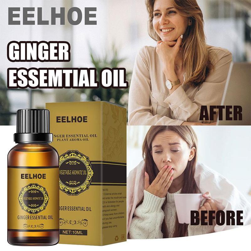 Universal Belly Drainage Ginger Essential Oil Speed Up Blood Circulation Massage Oil Winter Keep Warm