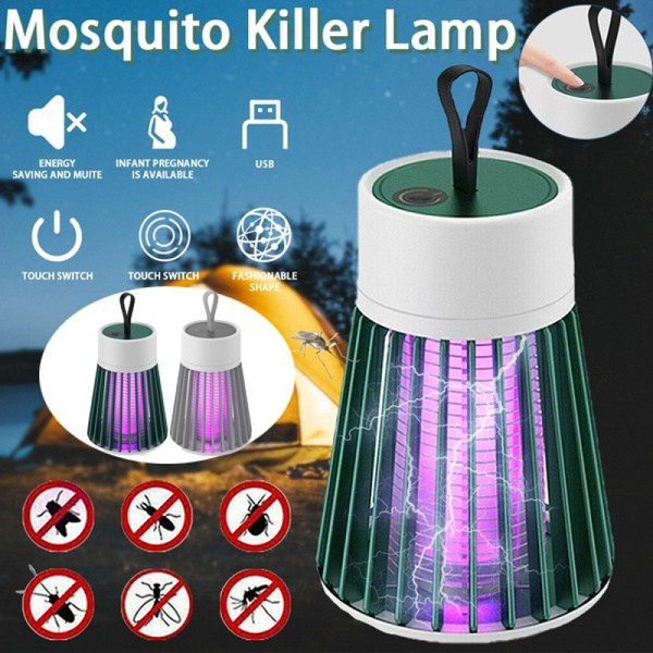 Anti Mosquito Lamp, Non Radiation Mosquito Repellent, Electric Insect Catcher, USB Charging, Flying Insect Eliminator