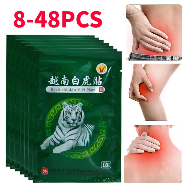 Professional Chinese White Tiger Balm Patch Body Massager Meridians Arthritis Pain Relief Plaster for Back Neck Pain Relief Muscle Pain Reli