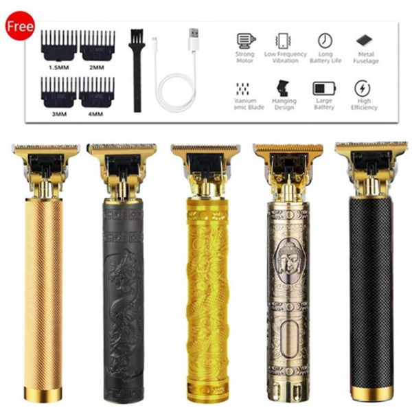 Hair Clipper USB Electric Cordless Hair Clipper Barber Rechargeable Waterproof Professional Electric hair trimmer Shaver Trimmer Beard 0mm M