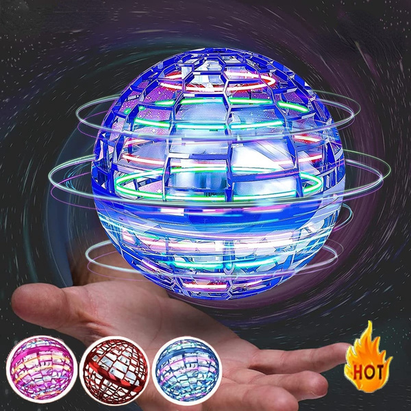 Kids Toy Flying Ball Spinner Toy MINI UFO Hand Controlled Drone Helicopter 360° Toys for Boys Gifts Fly Orb