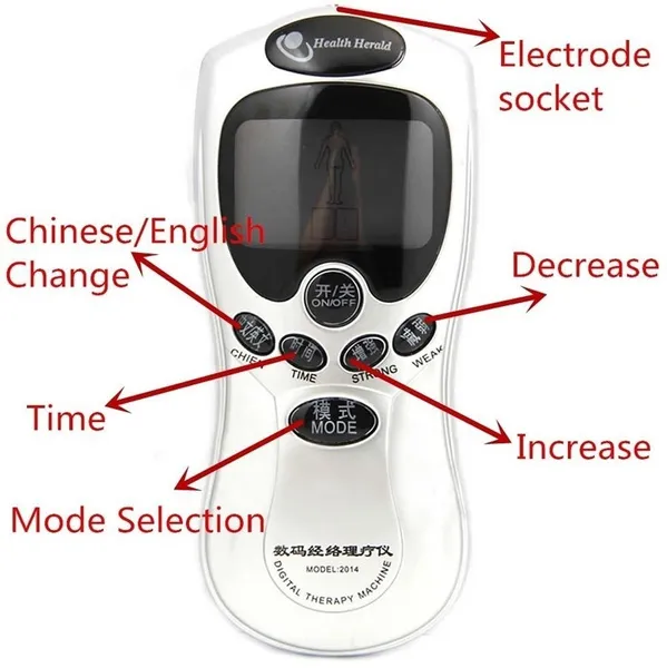 Full Body Health Slimming Massager Electric Shock Therapy Electro Stimulation