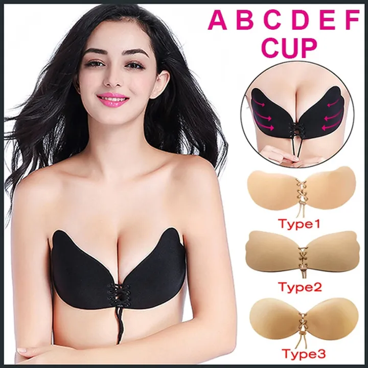 Exclusive discounts for ABCDEF Cup 3 Styles Women Sexy Invisible