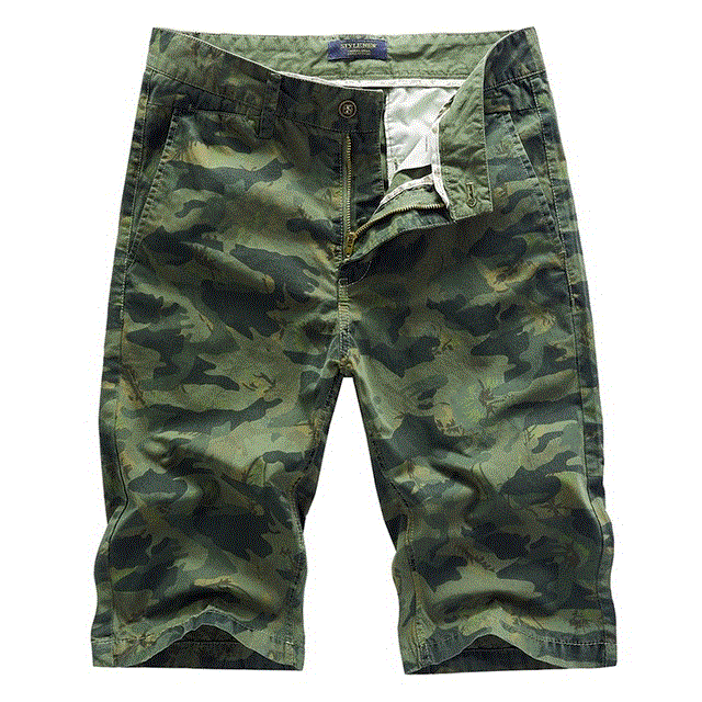 2021 High quality classic style Summer new men's camouflage casual short pants high quality thin Cotton bermuda cargo shorts male clothes