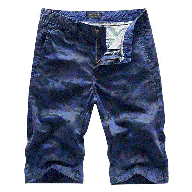 2021 High quality classic style Summer new men's camouflage casual short pants high quality thin Cotton bermuda cargo shorts male clothes
