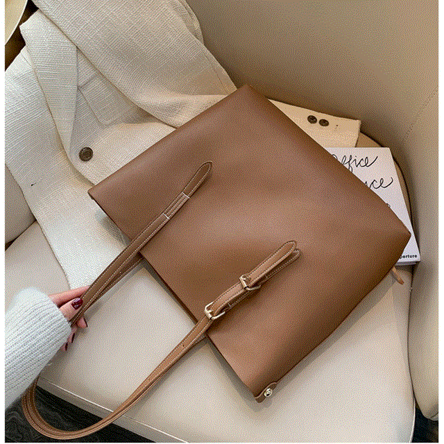 2021 High quality Women bag PU Leather Handbags Lady Hand Bags Purse Pocket Women Composite bag Big Tote