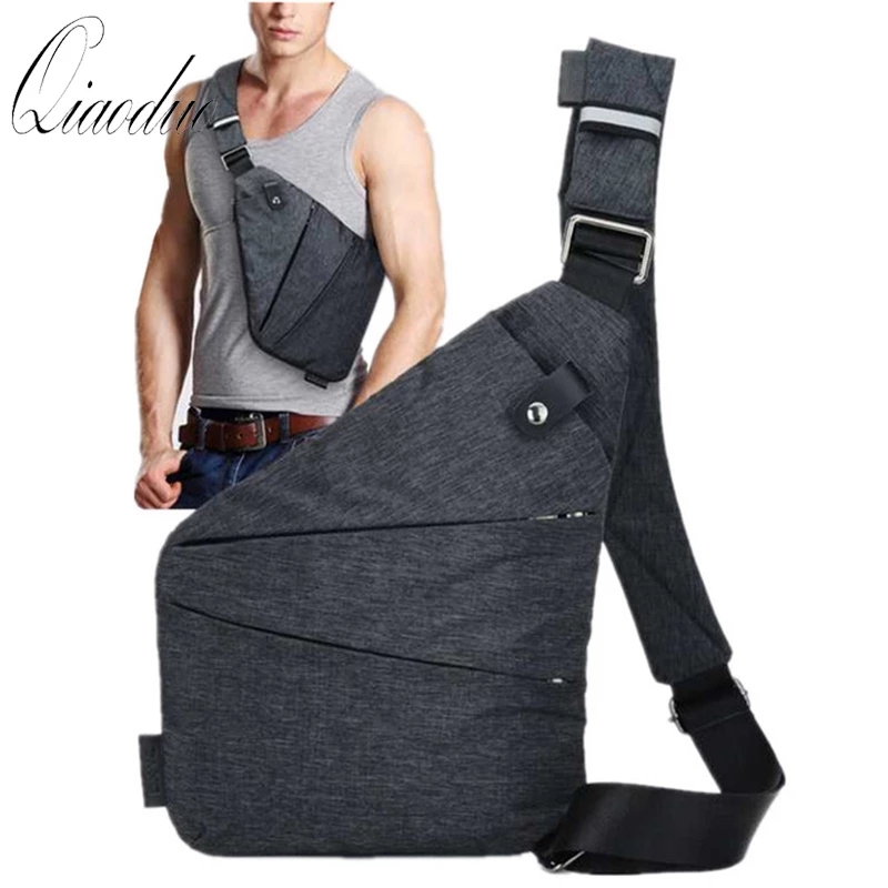 2021 High quality Brand Men Travel Business Fino Bag Burglarproof Shoulder Bag Holster Anti Theft Chest Bags