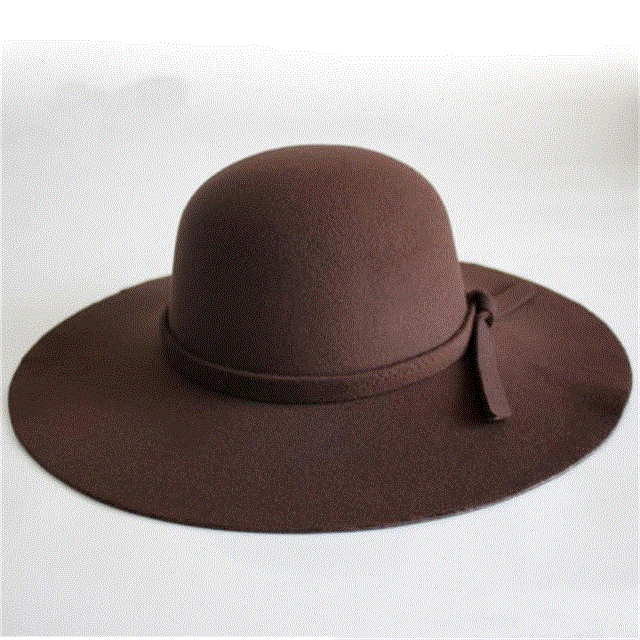 2021 High quality Retro Classic Women Fedora Bucket Sweet Caps Wide Brim Top Sun Hat Ladies Solid Fedoras