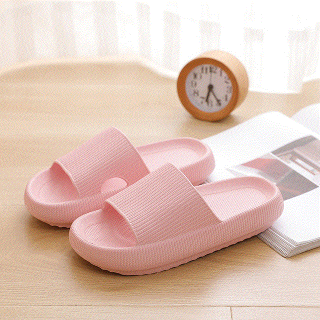 2021 High quality Women Indoor Bathroom Slipper Soft EVA Anti-slip Lovers Home Floor Slides Ladies Summer Shoes