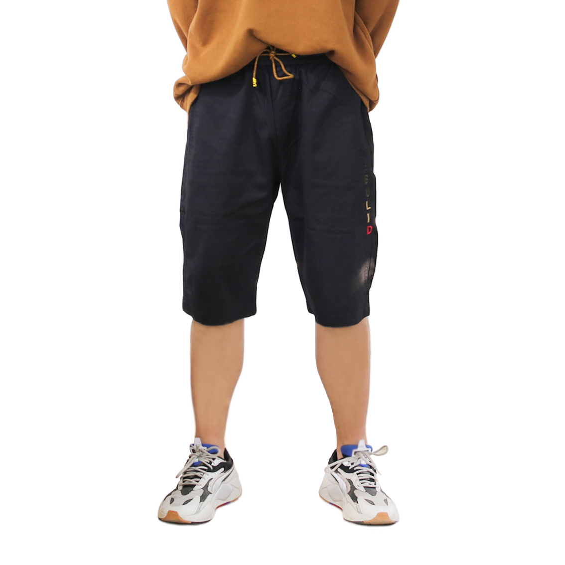 2021 High quality Hot Sale Men's Casual Jogger Shorts Beach Trousers Male Short Pants Clothing Drawstring Shorts