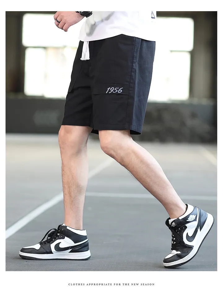 2021 High quality Hot Sale Men's Casual Jogger Shorts Beach Trousers Male Short Pants Clothing Drawstring Shorts