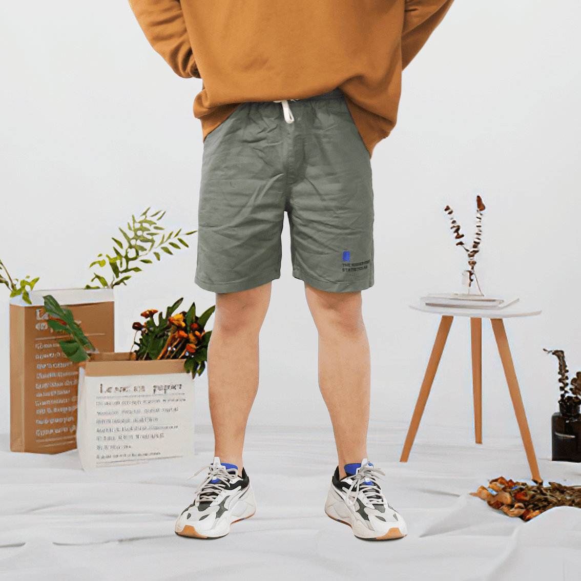 2021 High quality Hot Sale Men's Casual Jogger Shorts Beach Trousers Male Short Pants Clothing Drawstring Shorts