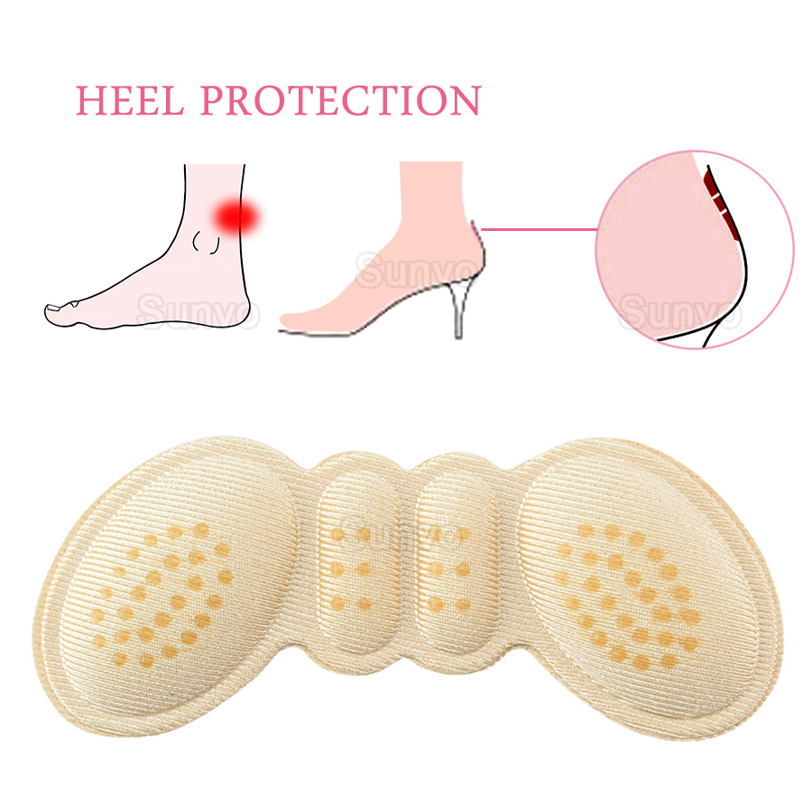 2021 High quality Women Insoles for Shoes High Heels Adjust Size Protector Sticker Pain Relief Foot Care Shoes Care