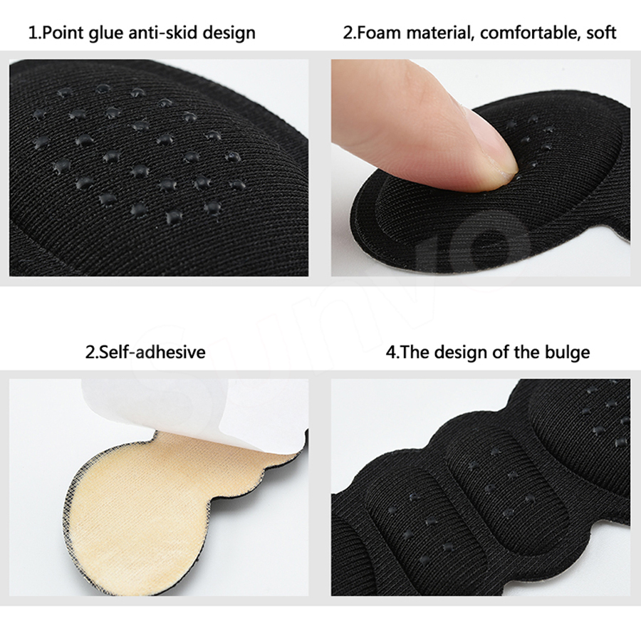 2021 High quality Women Insoles for Shoes High Heels Adjust Size Protector Sticker Pain Relief Foot Care Shoes Care