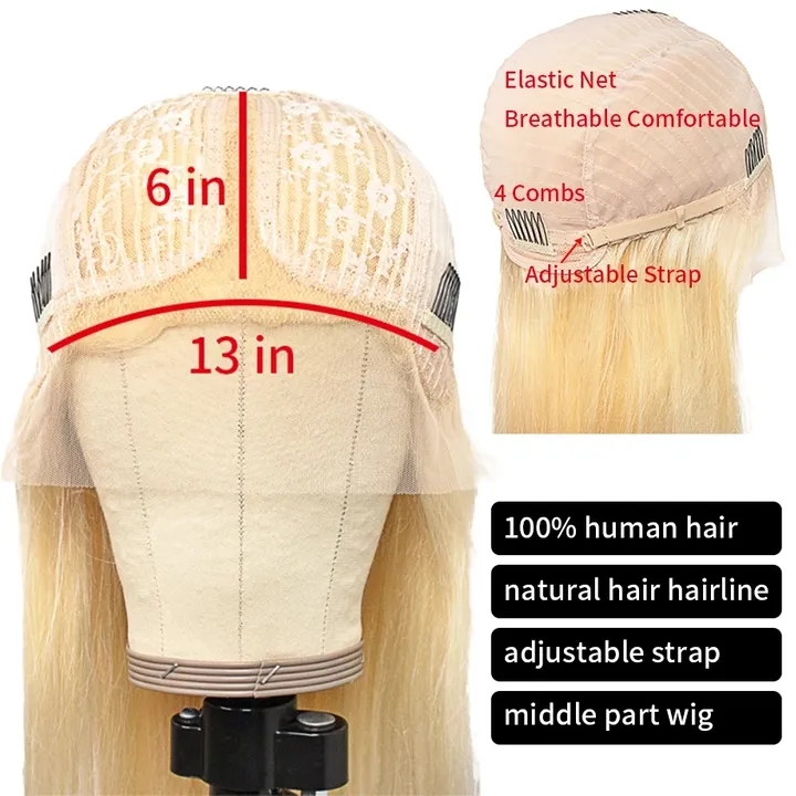 2021 High quality Wig lady high temperature silk chemical fiber small roll fashion blonde in the middle long curly wig