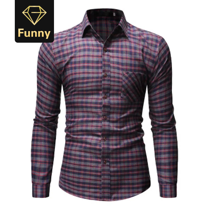 2021 High quality Cotton Plaid Shirt Men Casual Business Social Men Shirt Long Sleeve Top Quality Brand Mens  Shirts