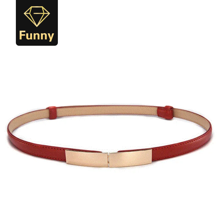 2021 High quality Lady Leather Waist Belt All Match Sashes Dresses Blouse Tops Sweater White Red Black Orange
