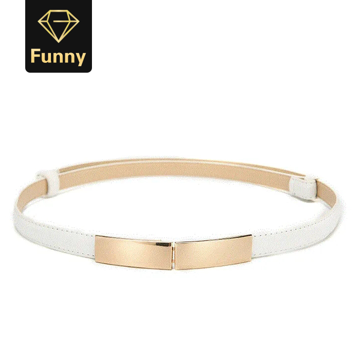 2021 High quality Lady Leather Waist Belt All Match Sashes Dresses Blouse Tops Sweater White Red Black Orange