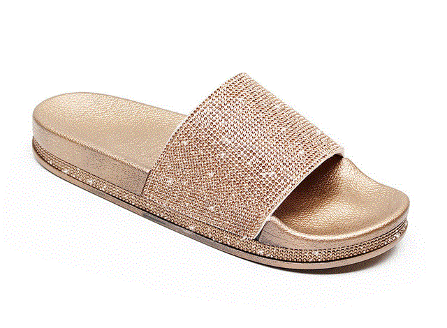 2021 High quality Summer Women Crystal Diamond Slippers Bling Beach Flip Flops Ladies Sandals Casual Shoes plus Size