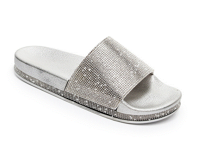 2021 High quality Summer Women Crystal Diamond Slippers Bling Beach Flip Flops Ladies Sandals Casual Shoes plus Size