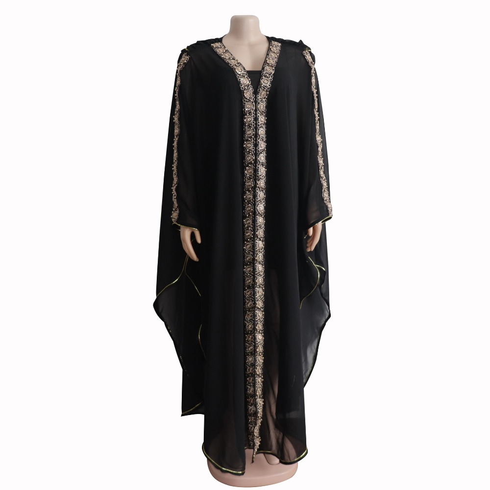 2021 High quality African Women Clothing hood Muslim Long Dress High Quality Length Fashion African Dress For Lady