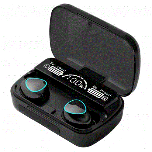 2021 High quality M10 TWS Bluetooth 5.1 In-Ear 9D Mini Touch Sports Binaural Earphones for Phones