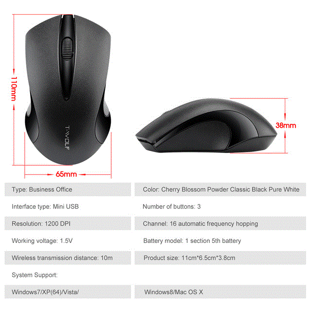 2021 High quality Practical Rechargeable Computer PC Laptop Mouse Durable Multi-functional Portable Wireless Mute Mice