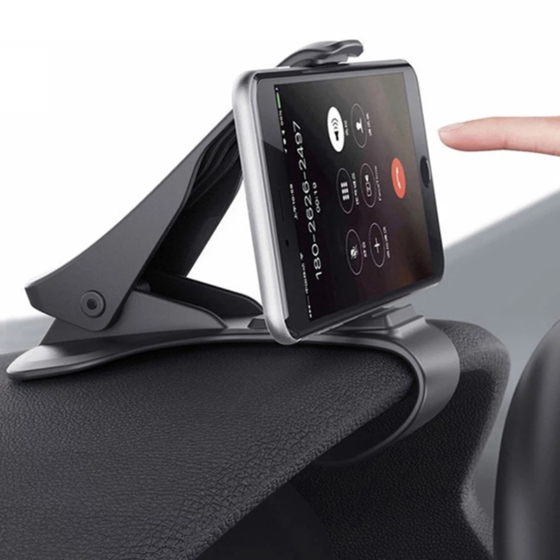 2021 High quality Universal Car Phone Holder GPS Navigation Dashboard Holder Phone Clip Fold Holder Interior accessory