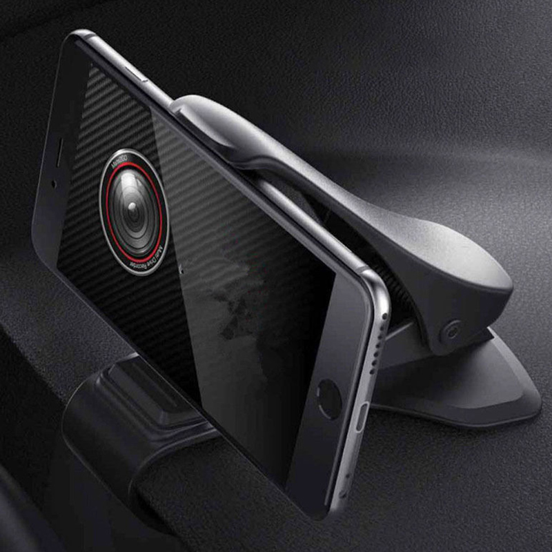 2021 High quality Universal Car Phone Holder GPS Navigation Dashboard Holder Phone Clip Fold Holder Interior accessory