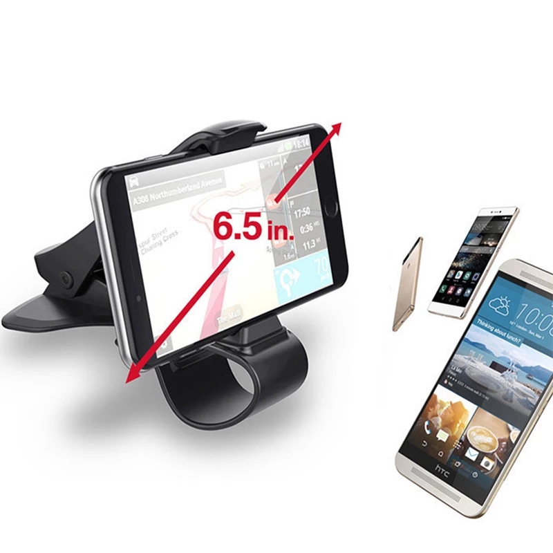 2021 High quality Universal Car Phone Holder GPS Navigation Dashboard Holder Phone Clip Fold Holder Interior accessory