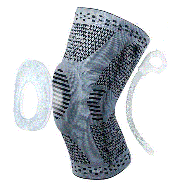 1PCS Knee Pad Fitness Elastic Nylon Compression Basketball Knee Pad Running Cycling Brace Volleyball