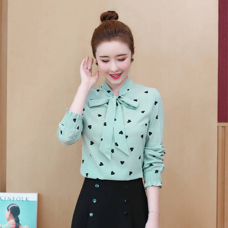 2025  Women's blouse lady casual shirts girls' casual long sleeve tops office lady top