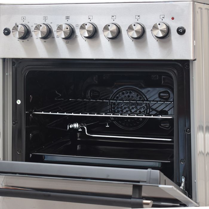 RAMTONS 4GAS+ELECTRIC OVEN 60X60 STAINLESS STEEL COOKER- RF/492